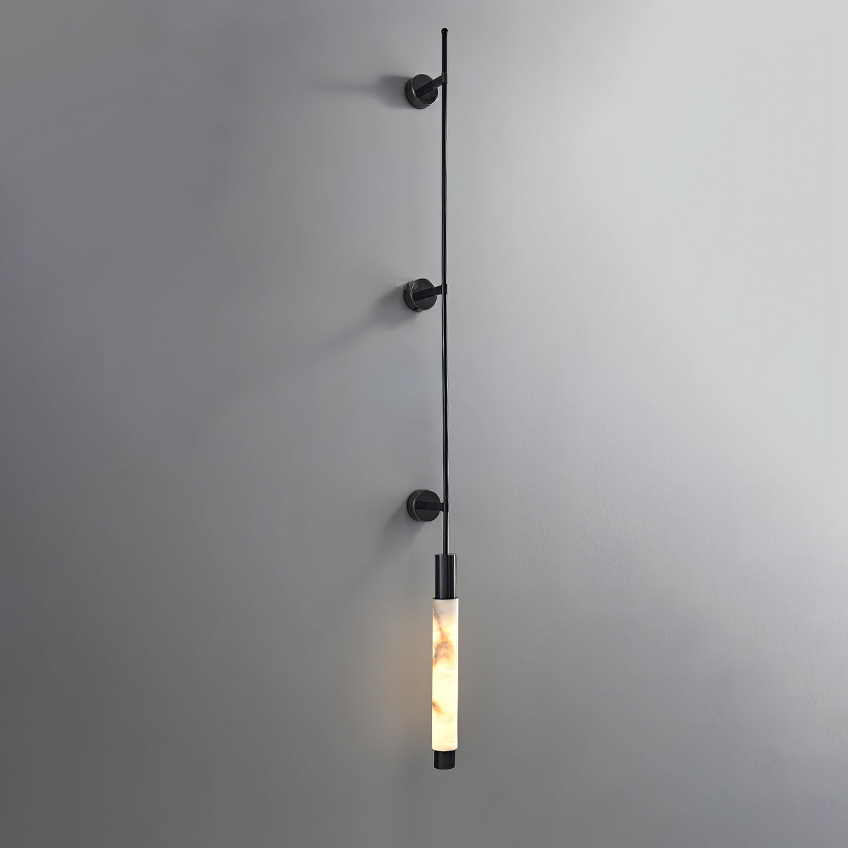 Rico aplique de pared minimalista en alabastro