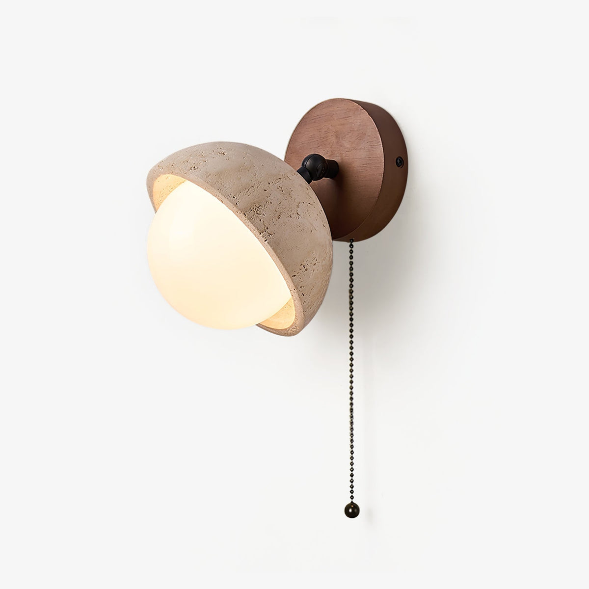 Cavix aplique de pared con acabado en travertino