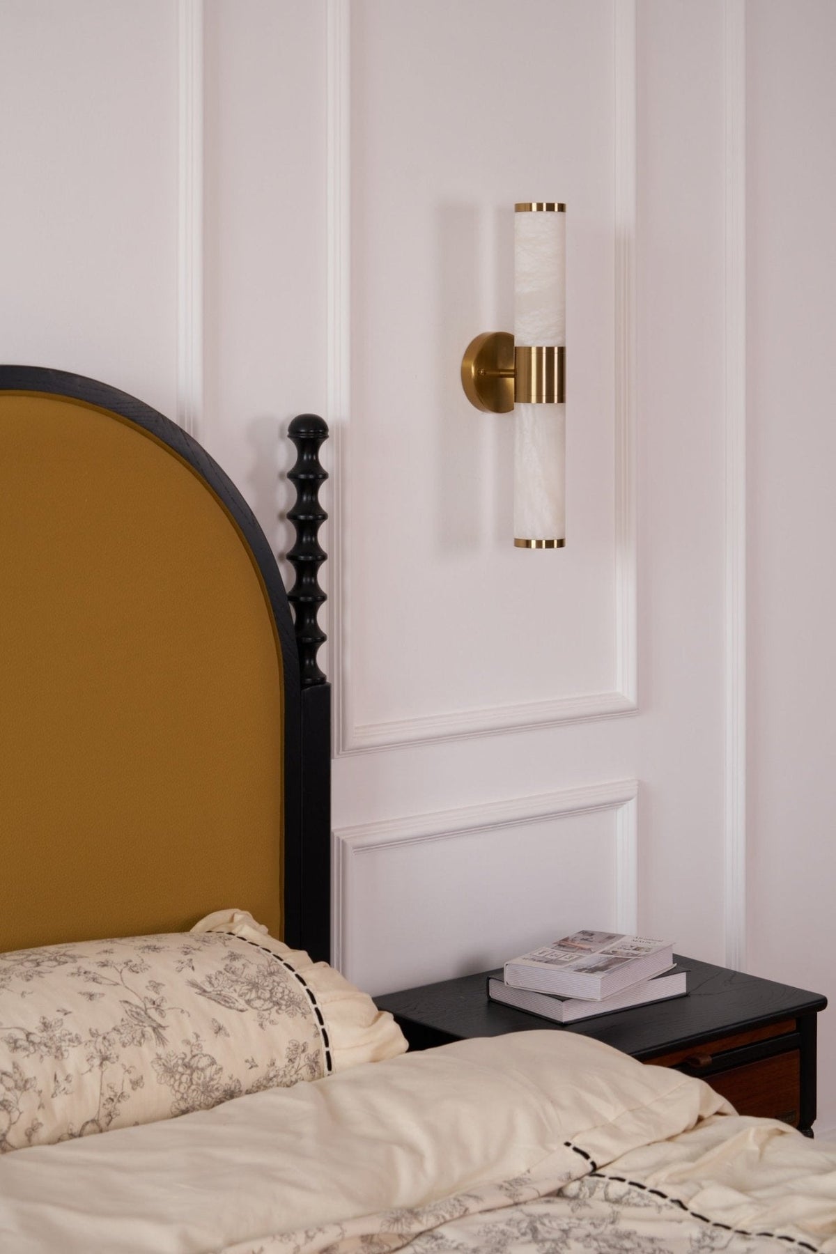 Tira aplique de pared minimalista alabastro