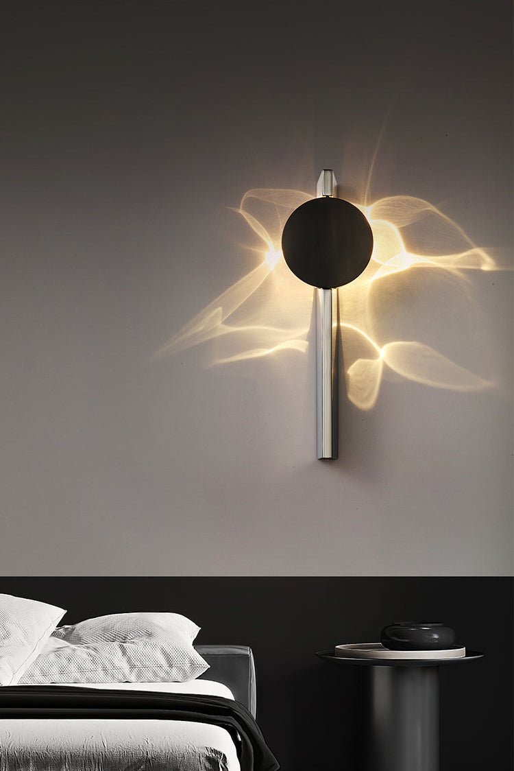 Pethr aplique de pared onda minimalista de acero