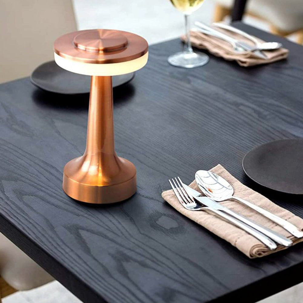 Arisha Moderna Minimalista Lámpara de Mesa Plata/Oro Rosa/Oro