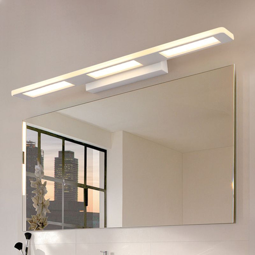 Arisha Moderno Rectángulo Metal/Acrílico LED Aplique de Pared Blanco