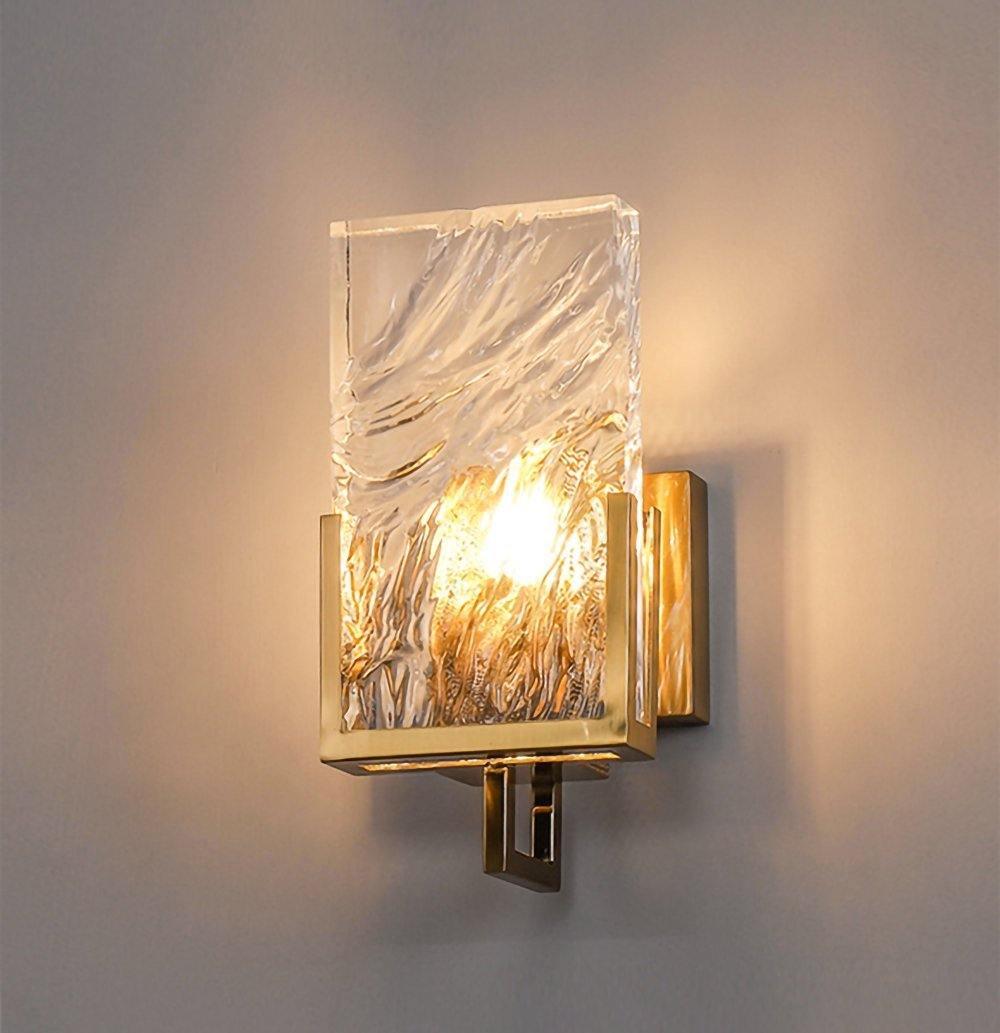 Ivenen aplique de pared Art elegancia cristal único de hielo