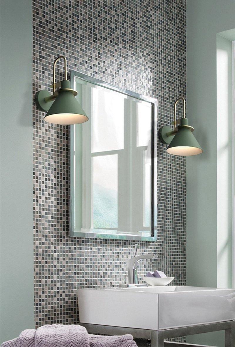 Solerine aplique de pared negro dorado minimalista