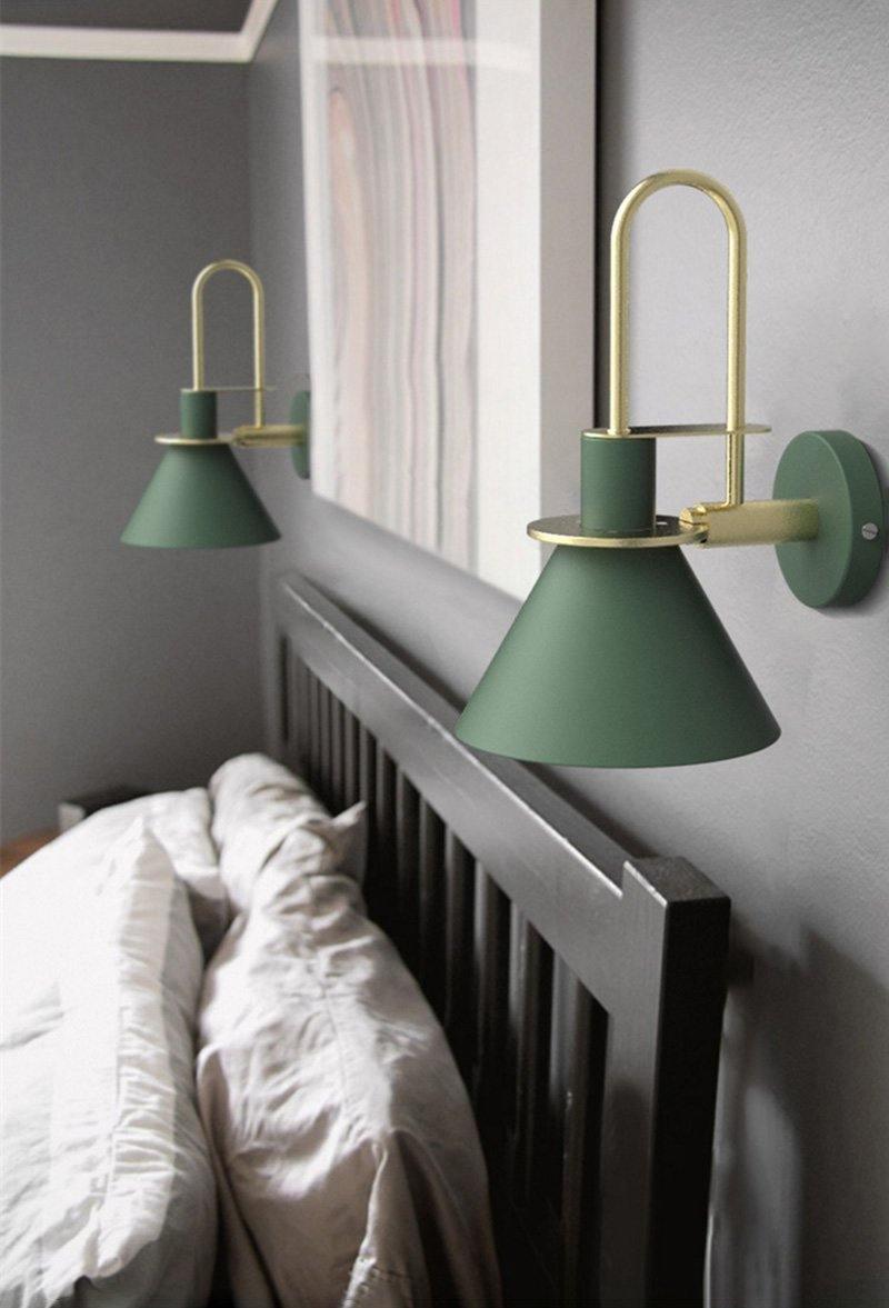 Solerine aplique de pared negro dorado minimalista