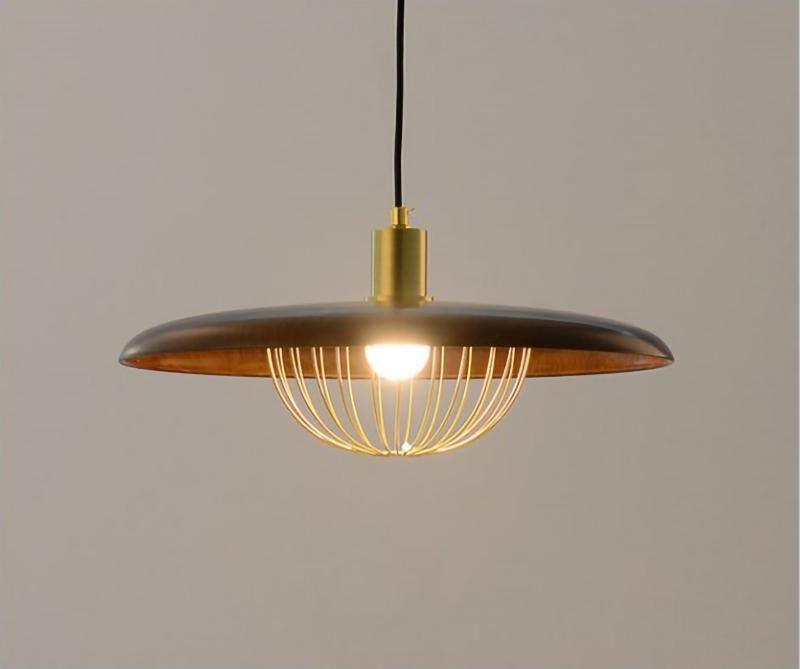 Rinoira lámpara colgante de madera estilo retro vintage
