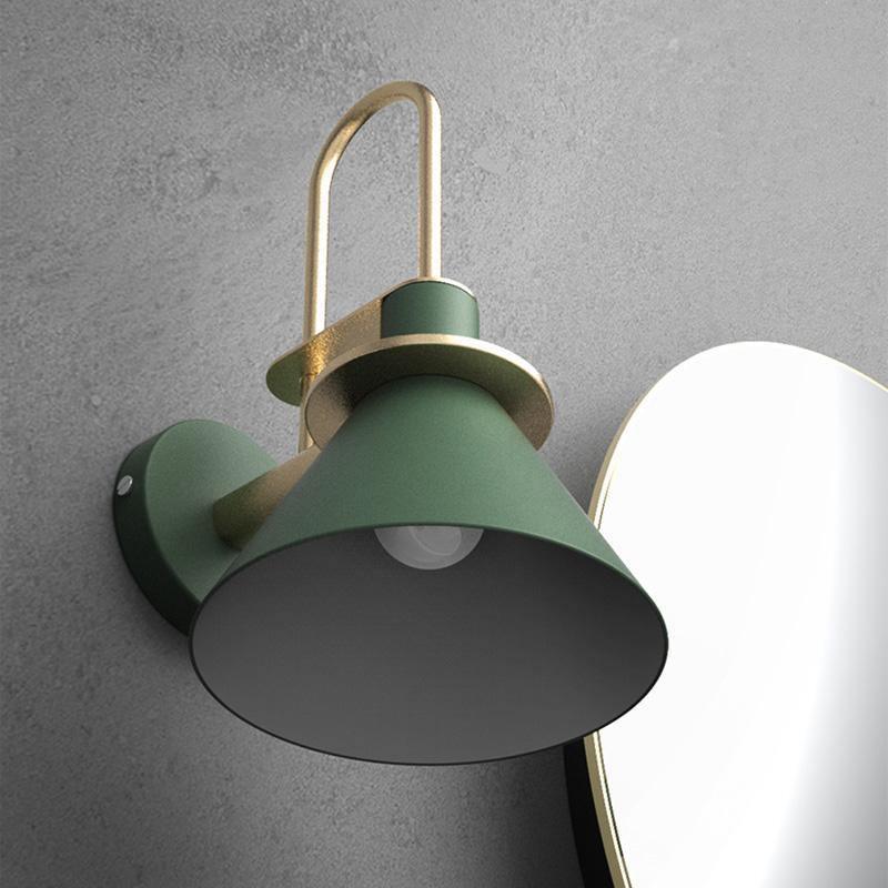 Solerine aplique de pared negro dorado minimalista