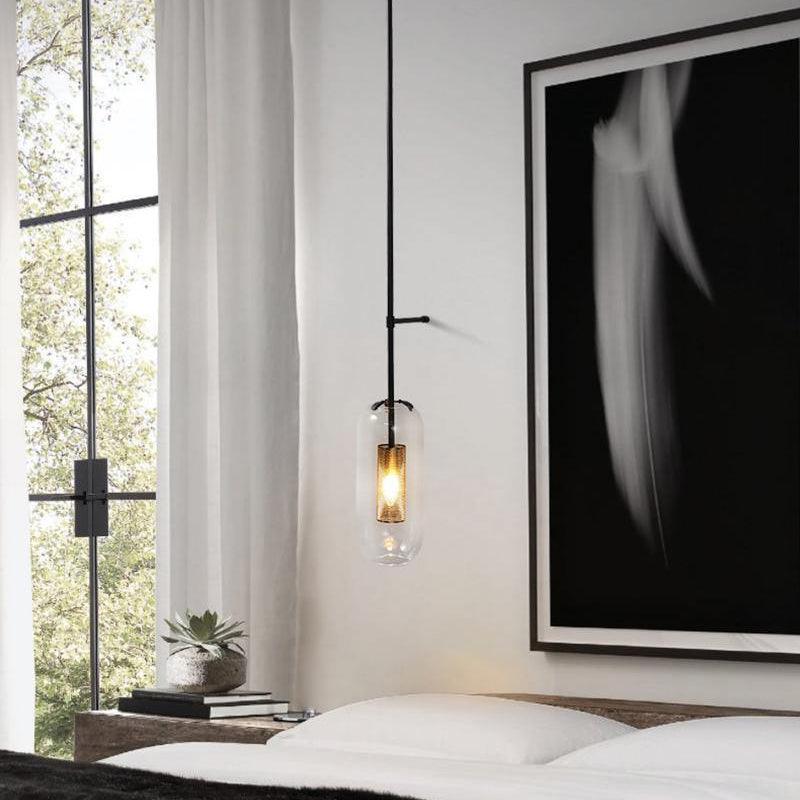 Dae aplique de pared moderno minimalista de vidrio