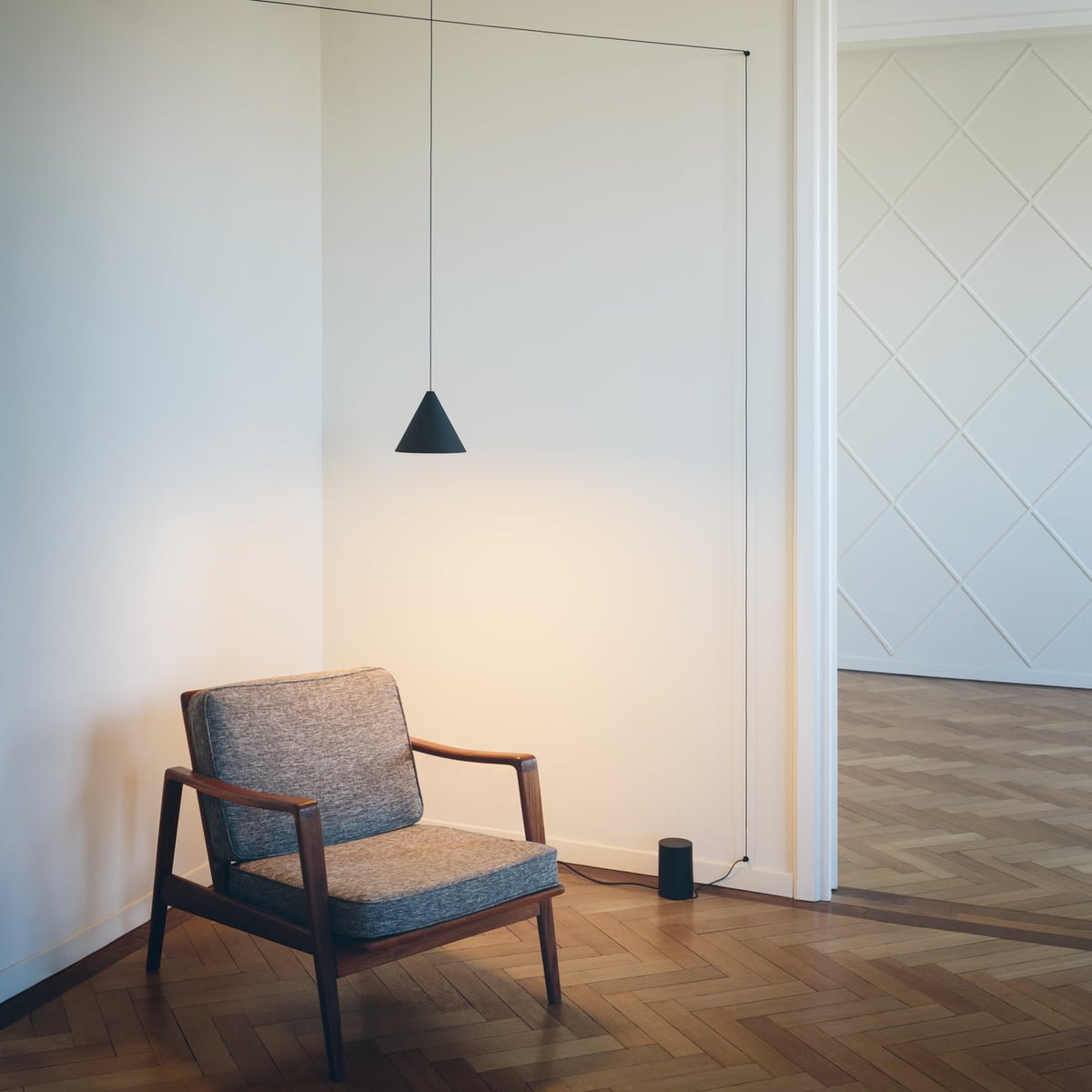 Fio lámpara colgante minimalista de plástico