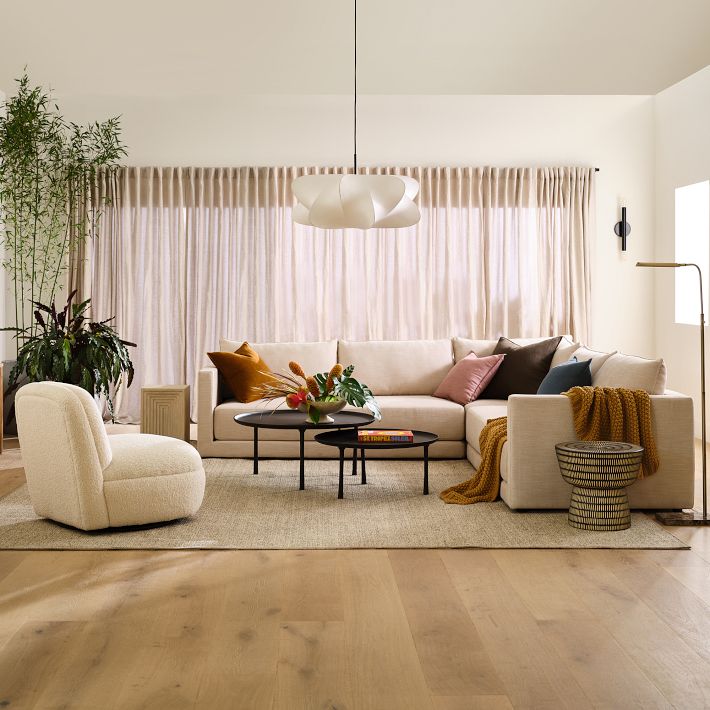 Luxe lámpara colgante contemporánea de seda