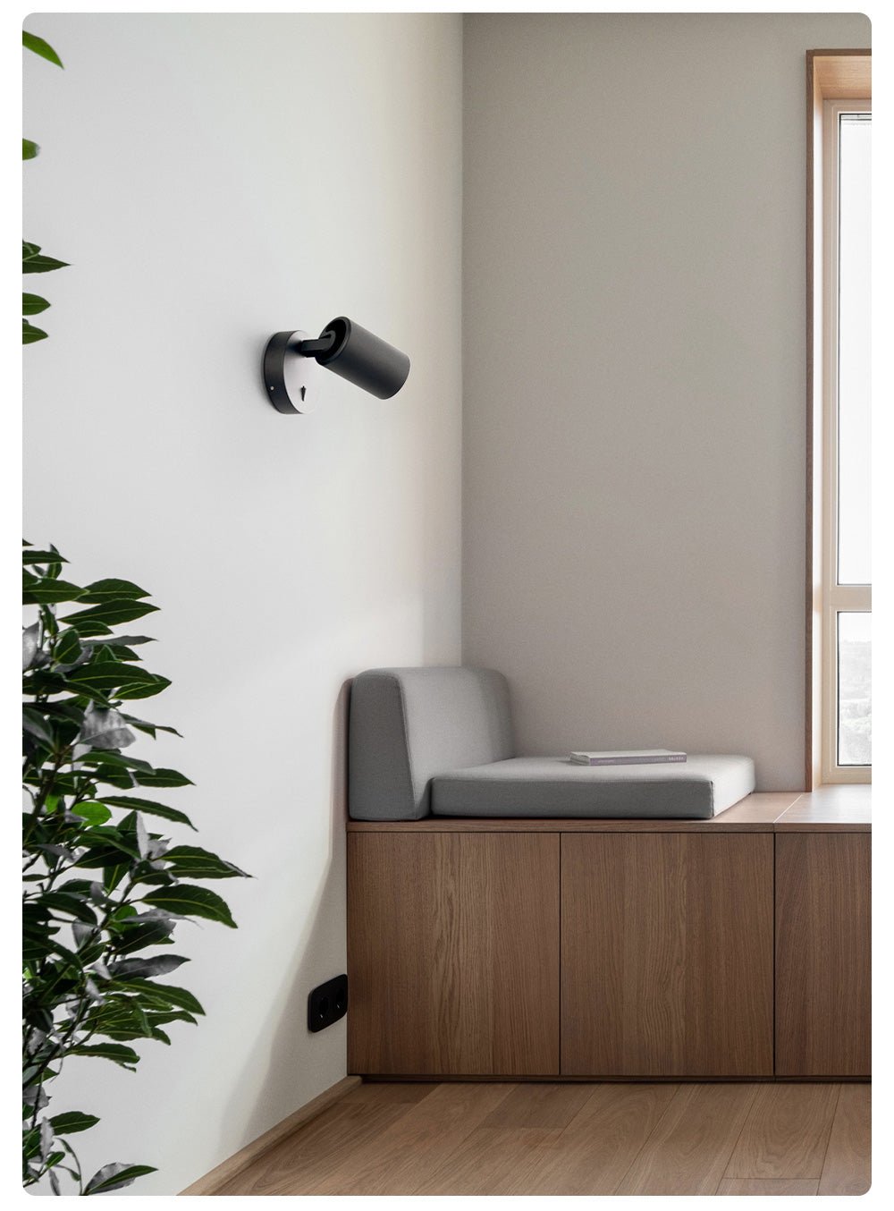Noctivian aplique de pared Rowen