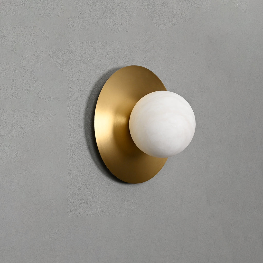 Eirueria aplique de pared alabastro