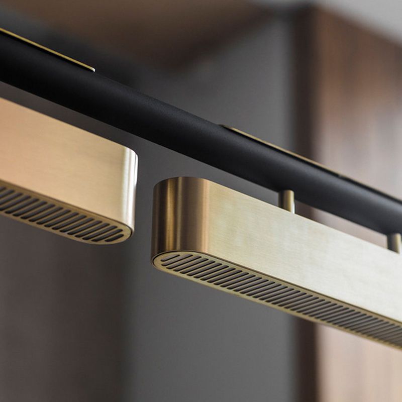 Arisha Minimalista Rectangular Metal Lámpara Colgante