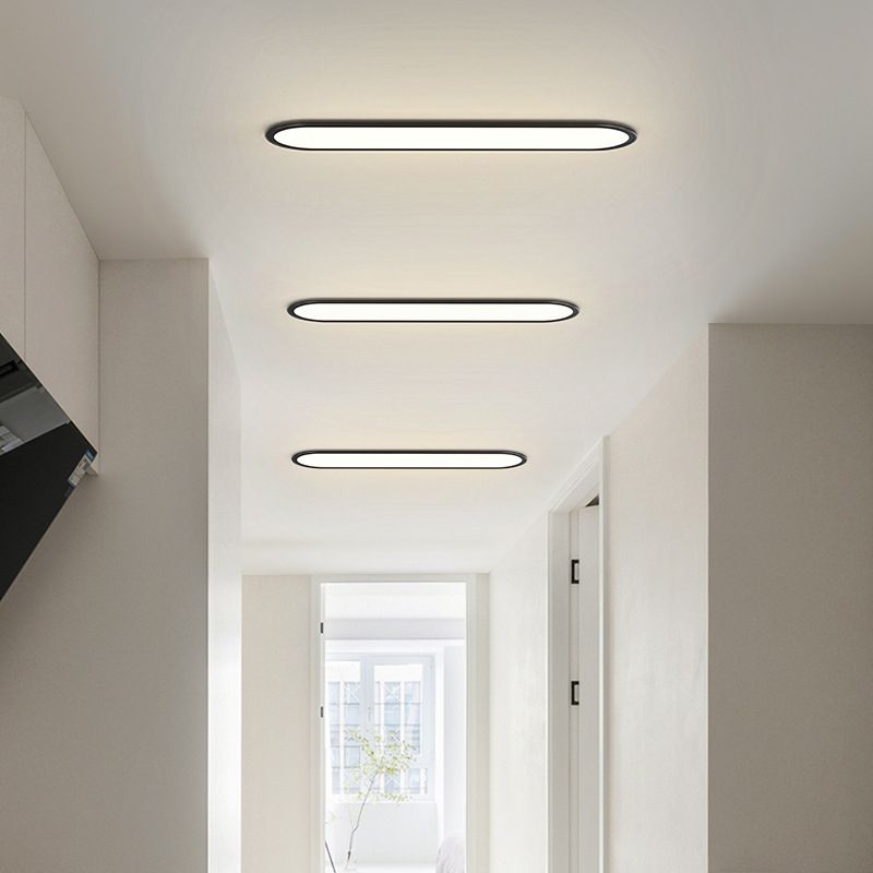 Arisha Lámpara de Techo Flush Mount Oval Minimalista