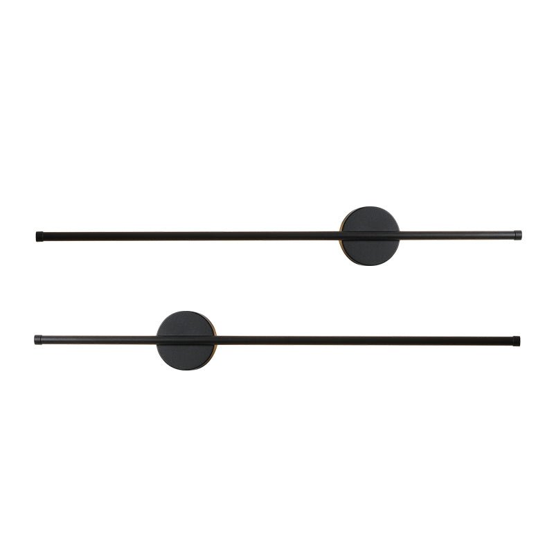 Fral aplique de pared negro con cable recargable y control táctil