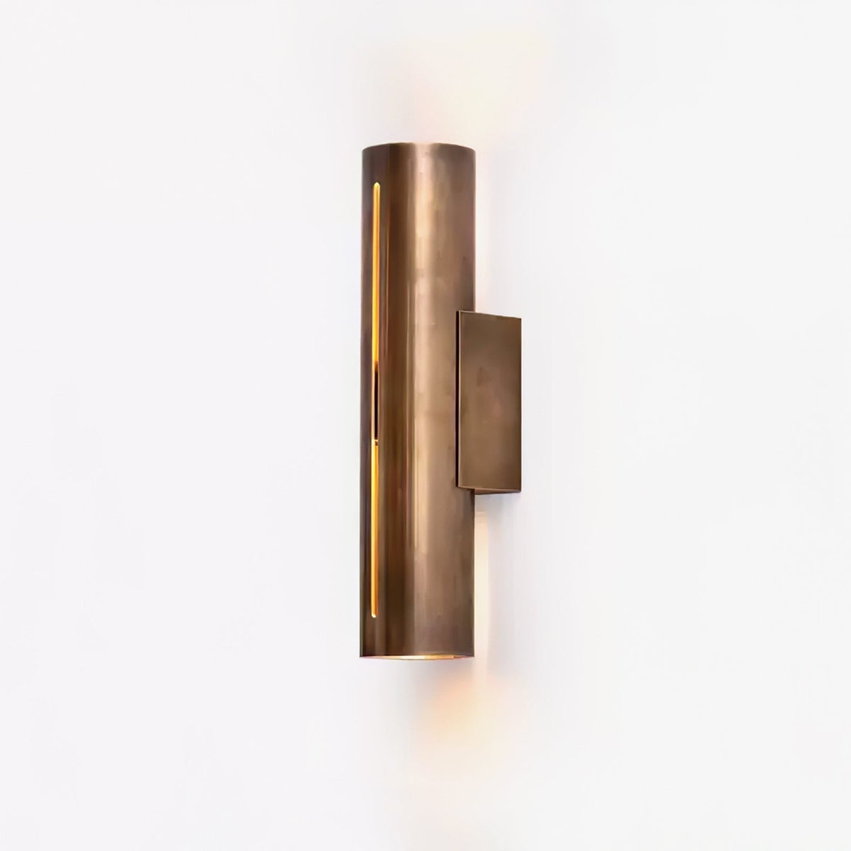 Avsilara aplique de pared moderno minimalista en latón con cilindro