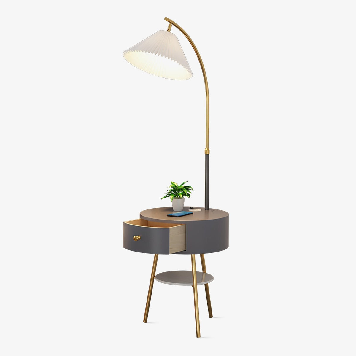 Arcora plisada Arc Floor Light