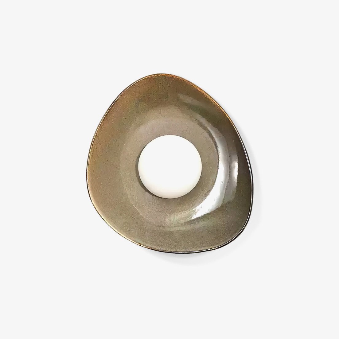Ertalila aplique de pared elegancia Pebble Disc cerámica