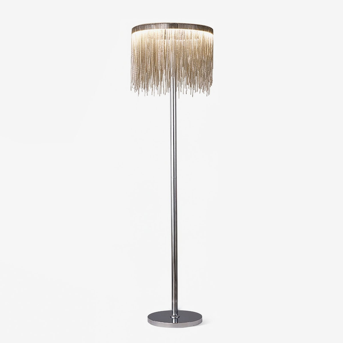 Fringe lámpara de pie Cadena Tassel