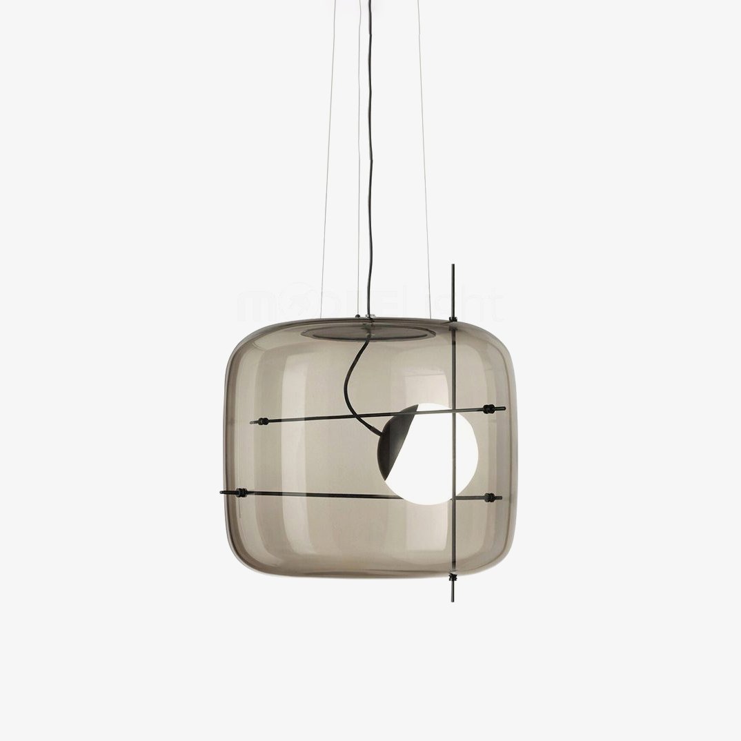 Ivex lámpara colgante contemporánea de vidrio