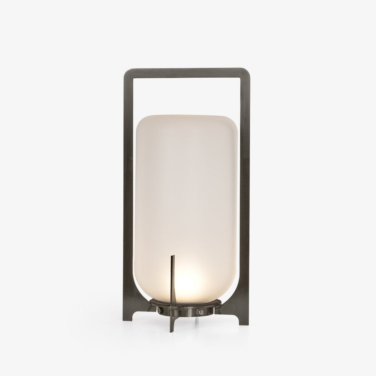 Orinenelle lámpara de mesa minimalista en acero y plástico