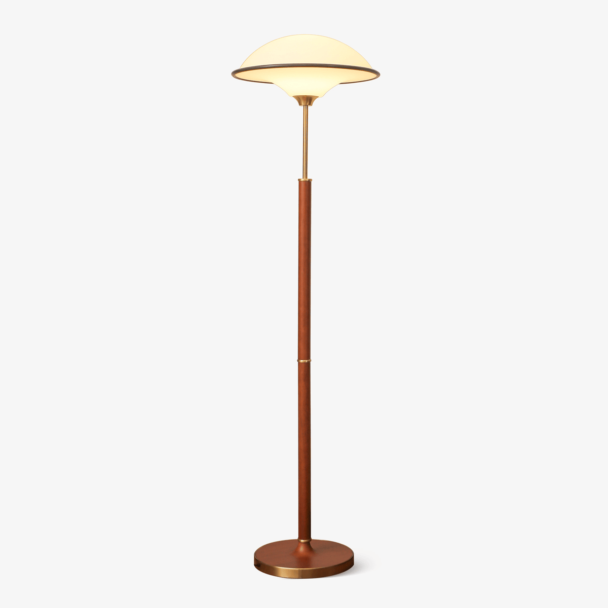 Astralis lámpara de pie de madera estilo Art Deco