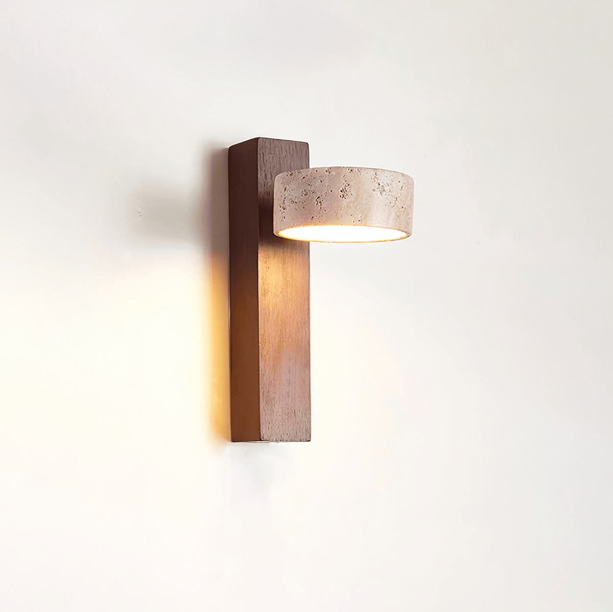 Tavalina aplique de pared Cylinder-Stack travertino