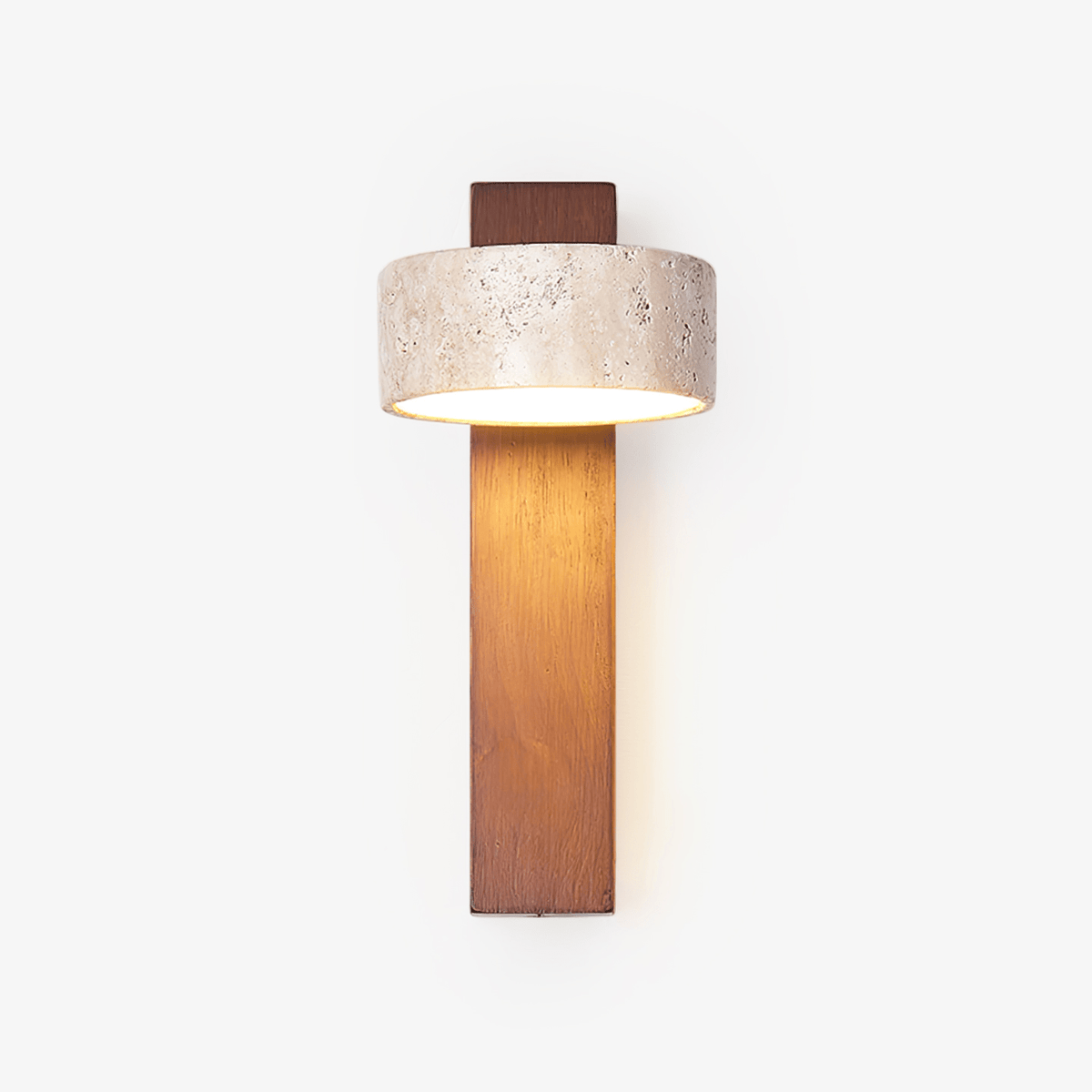 Tavalina aplique de pared Cylinder-Stack travertino