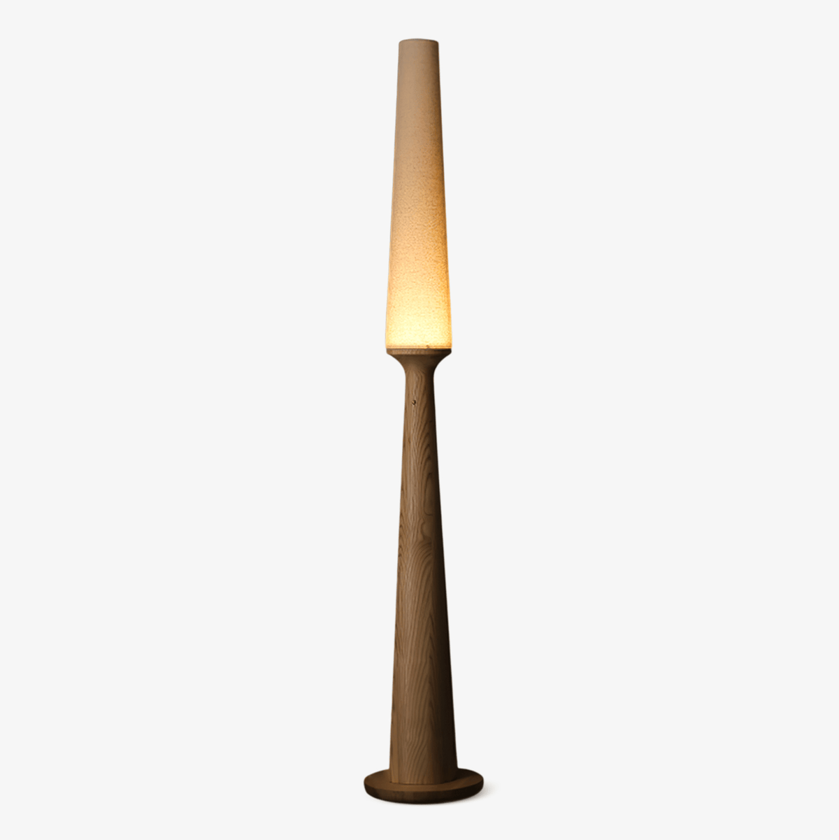 Vetheora lámpara de pie de madera cónica