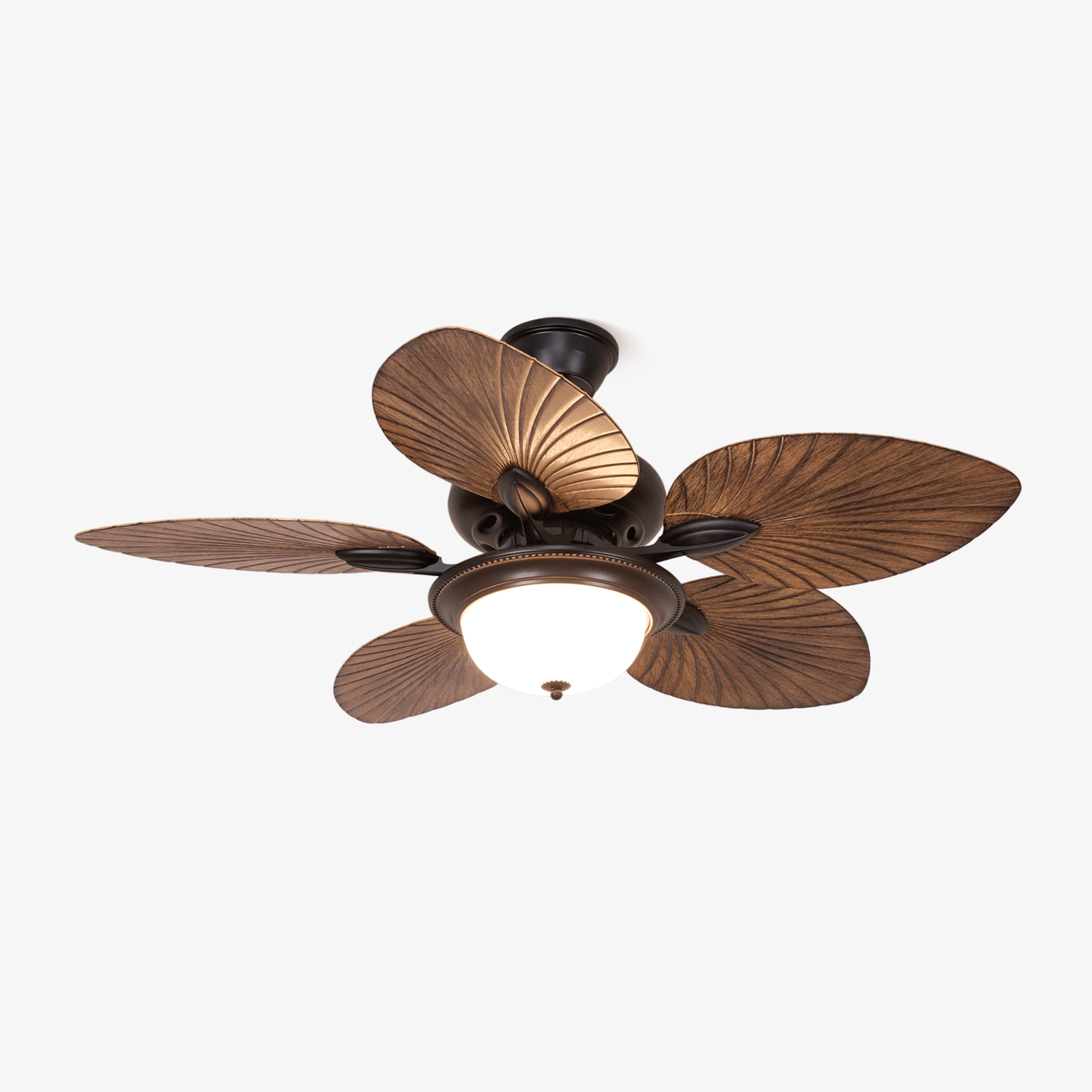 Virel ventilador de techo con luz de madera tropical