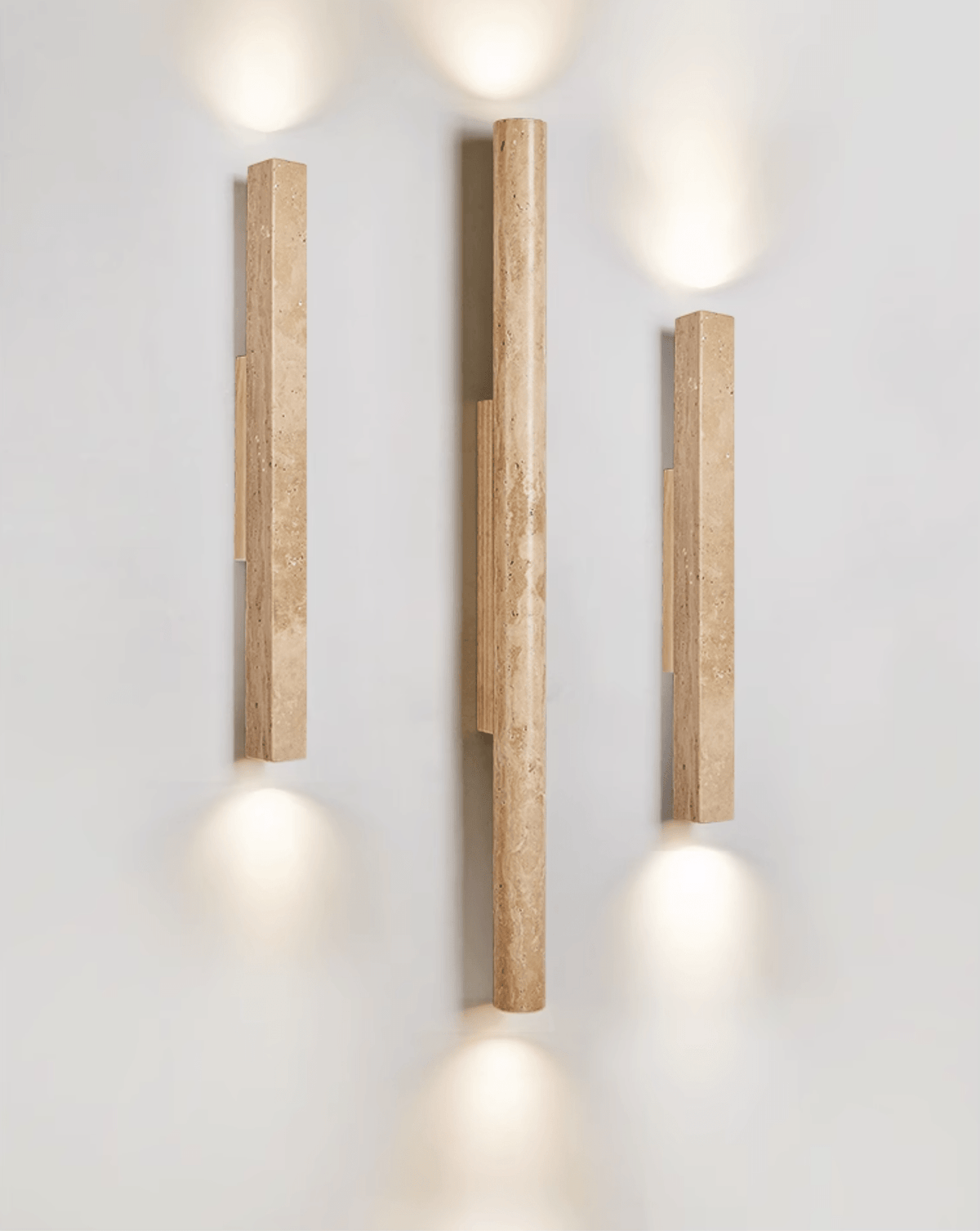Noriira aplique de pared minimalista en travertino