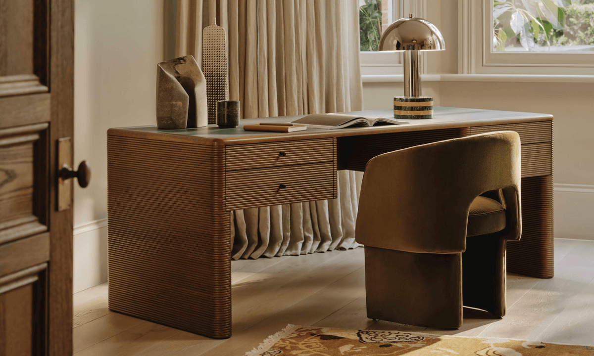 Strata lámpara de mesa minimalista en mármol