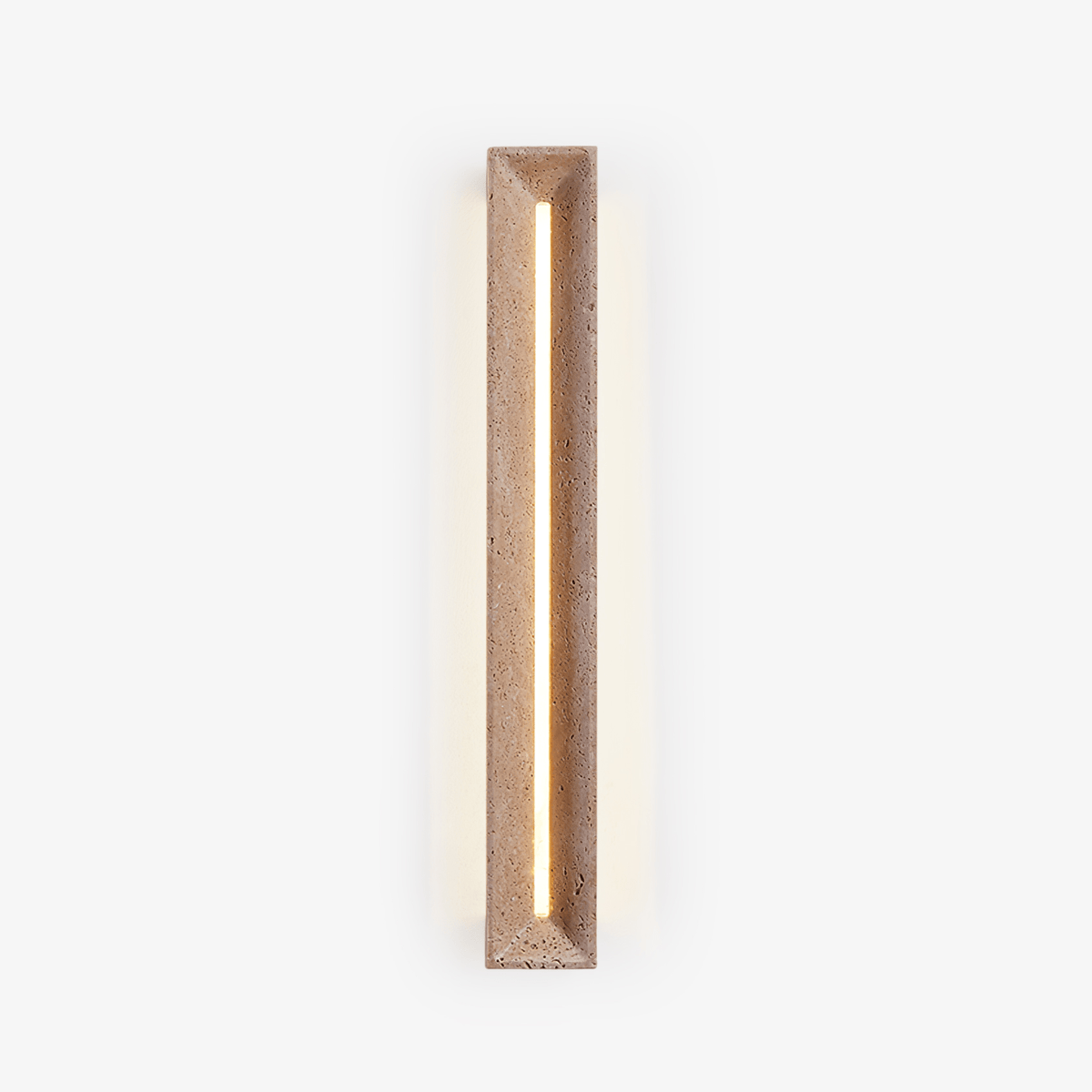 Dfi aplique de pared minimalista en travertino