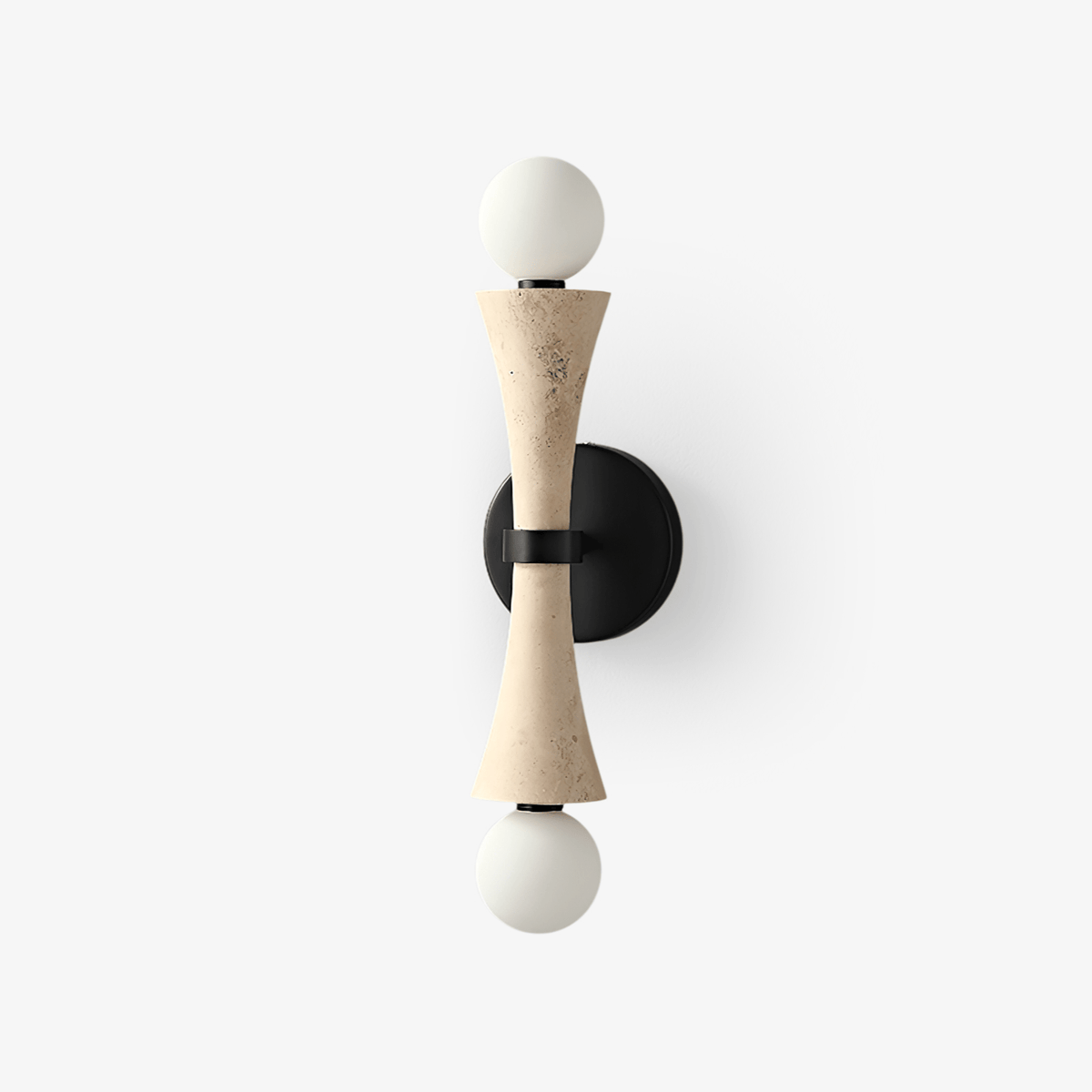Oloriel aplique de pared escultórico de travertino