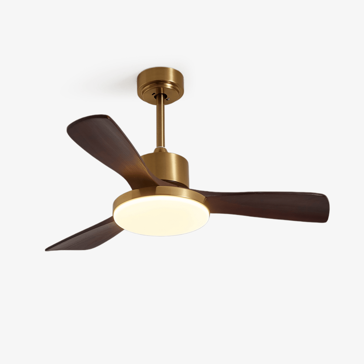 Xen ventilador de techo con luz moderno de madera