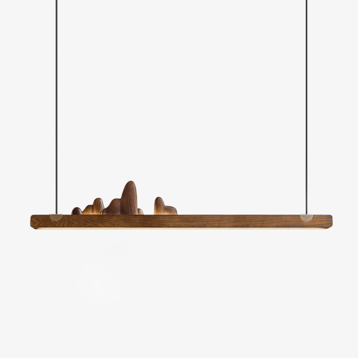 Elvaaine lámpara colgante moderna de madera