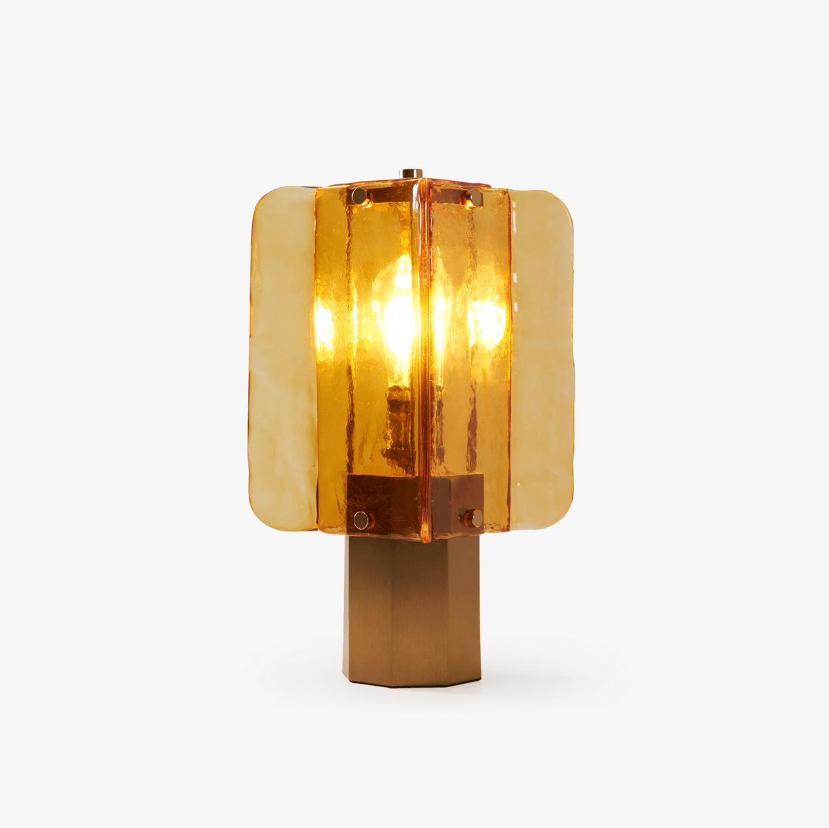 Yentix lámpara de mesa de vidrio