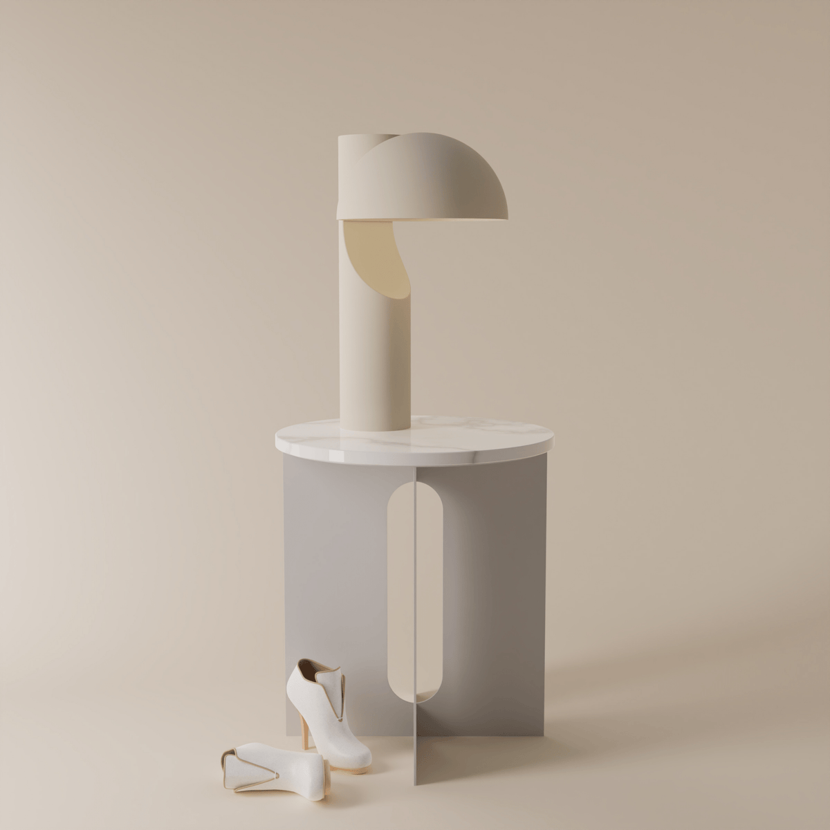 Belviora lámpara de mesa minimalista