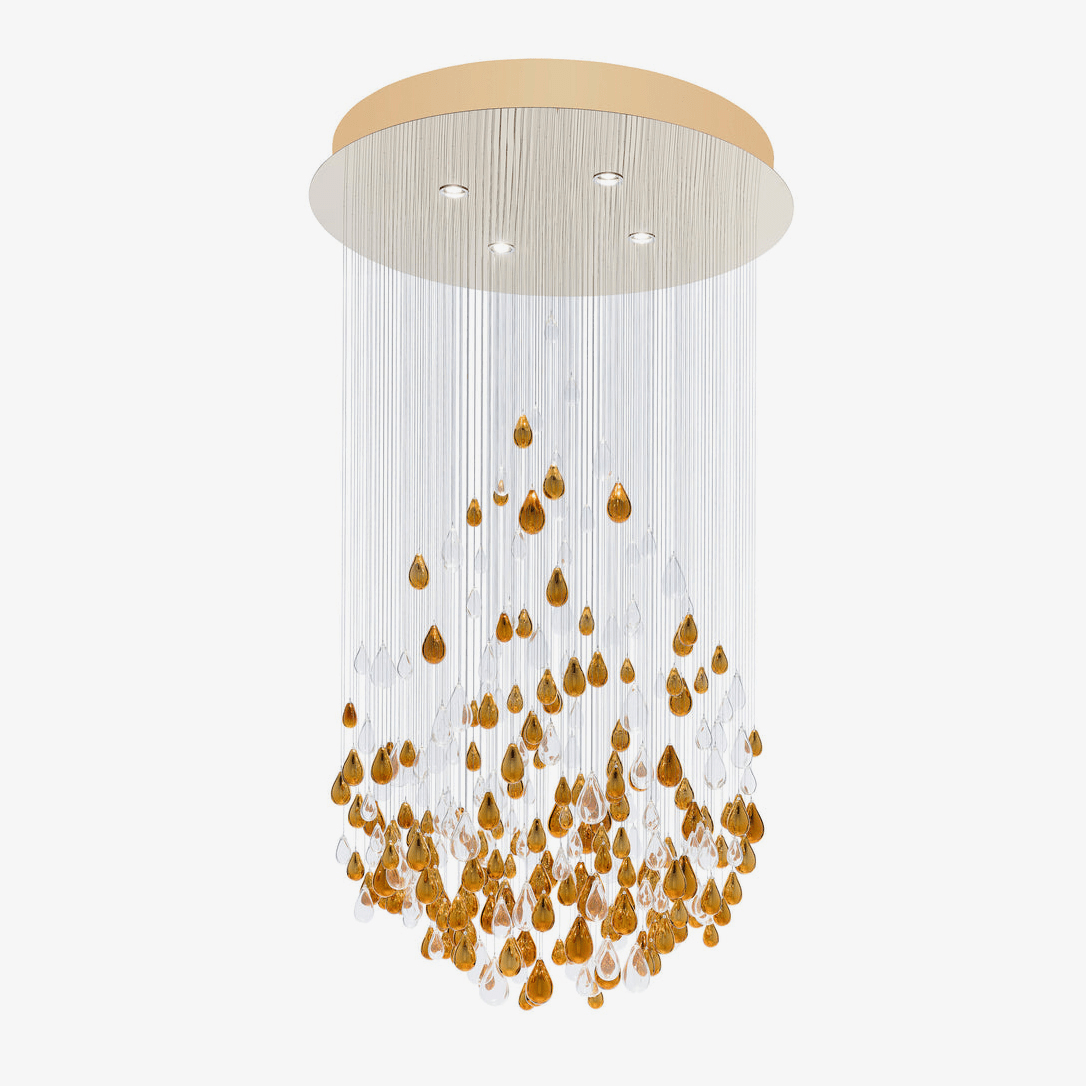 Droplets lámpara de araña Cascading
