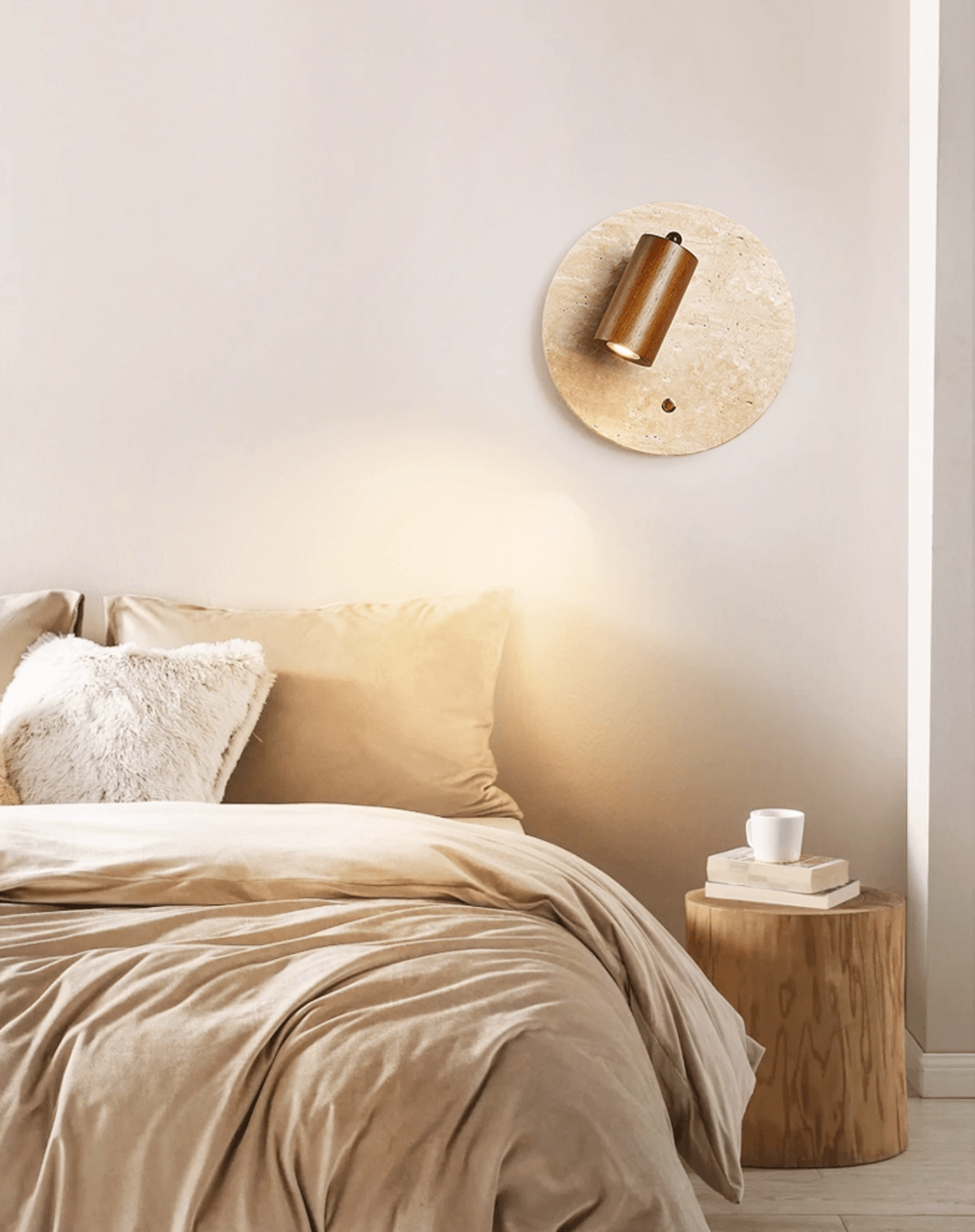 Vantorel travertino aplique de pared