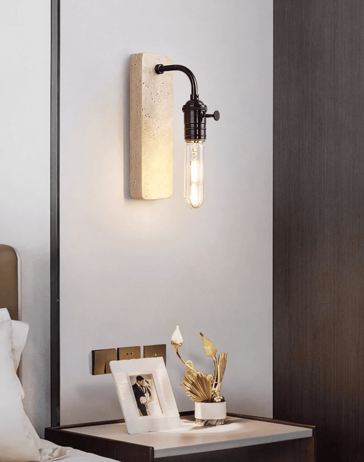 Alistair aplique de pared industrial