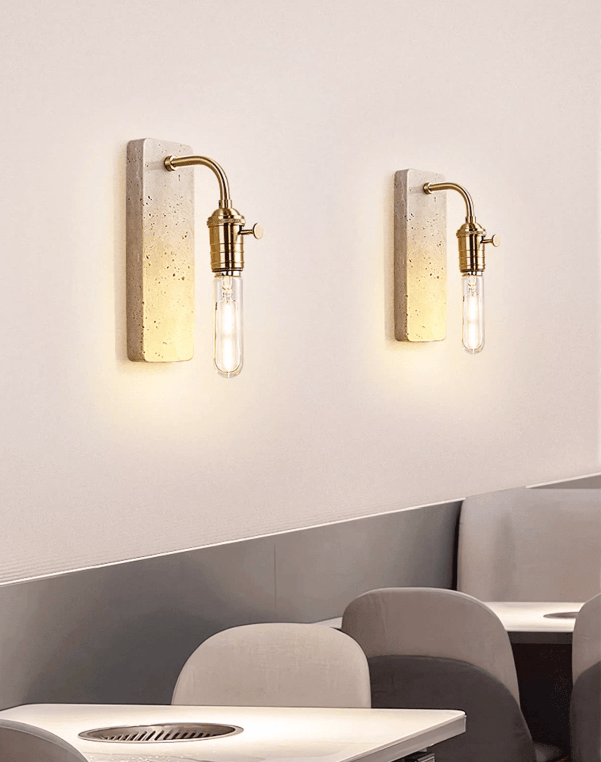 Alistair aplique de pared industrial