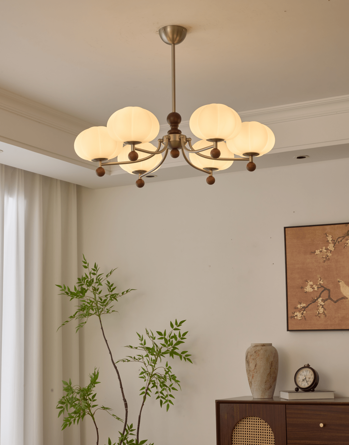 Calanian floración lámpara de araña