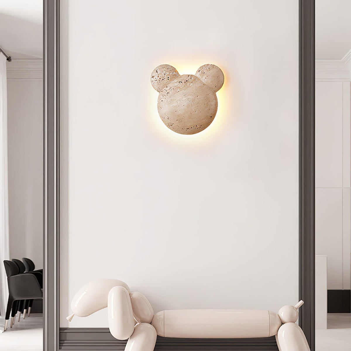 Tavi aplique de pared en travertino amarillo