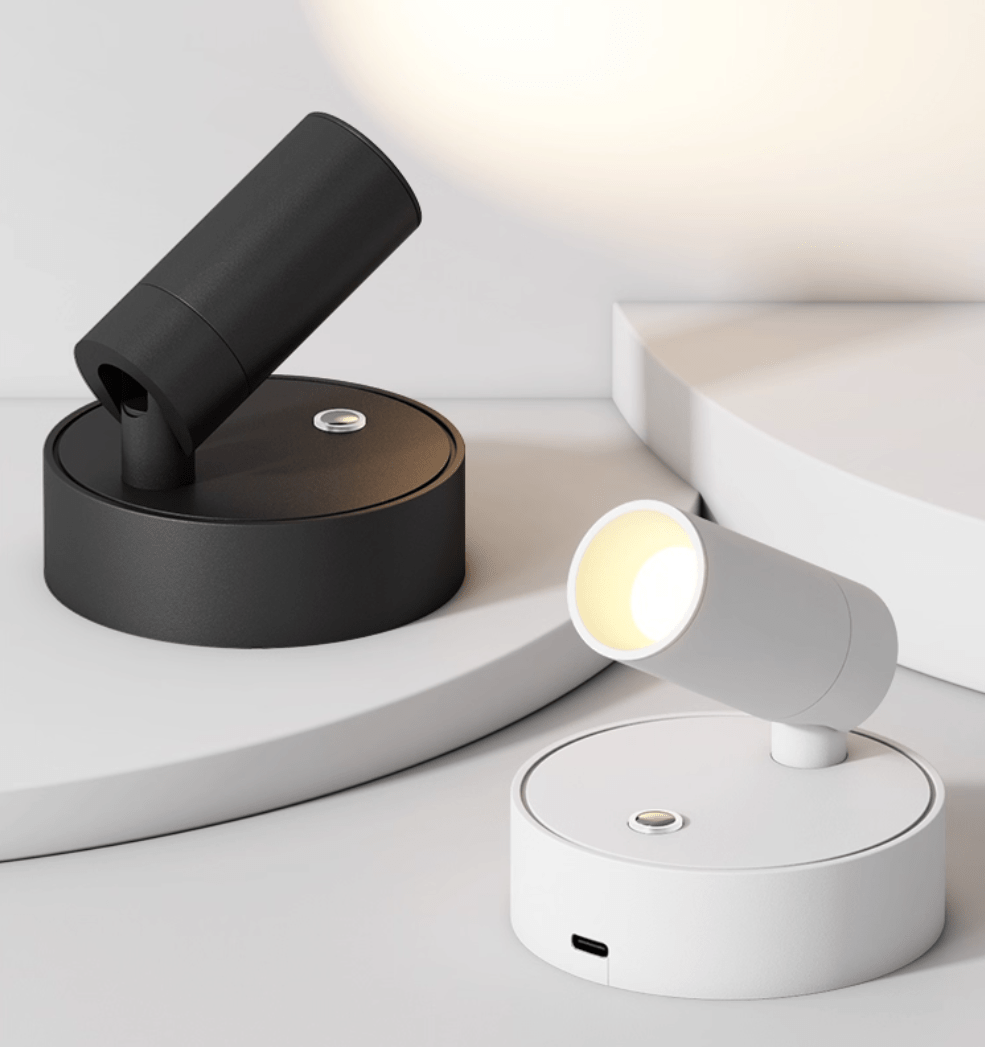 Dorv Pivot Rechargeable aplique de pared de acrílico recargable