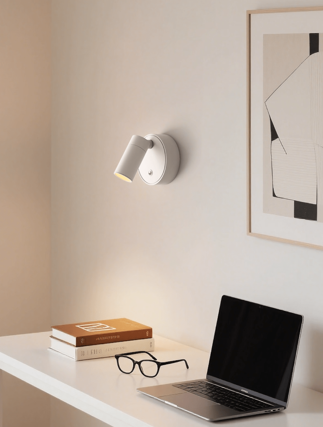 Dorv Pivot Rechargeable aplique de pared de acrílico recargable