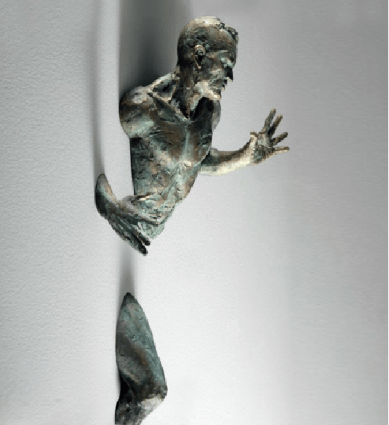 Morvayne Escultura de pared de la colección Esculturas Dinámicas Humanas