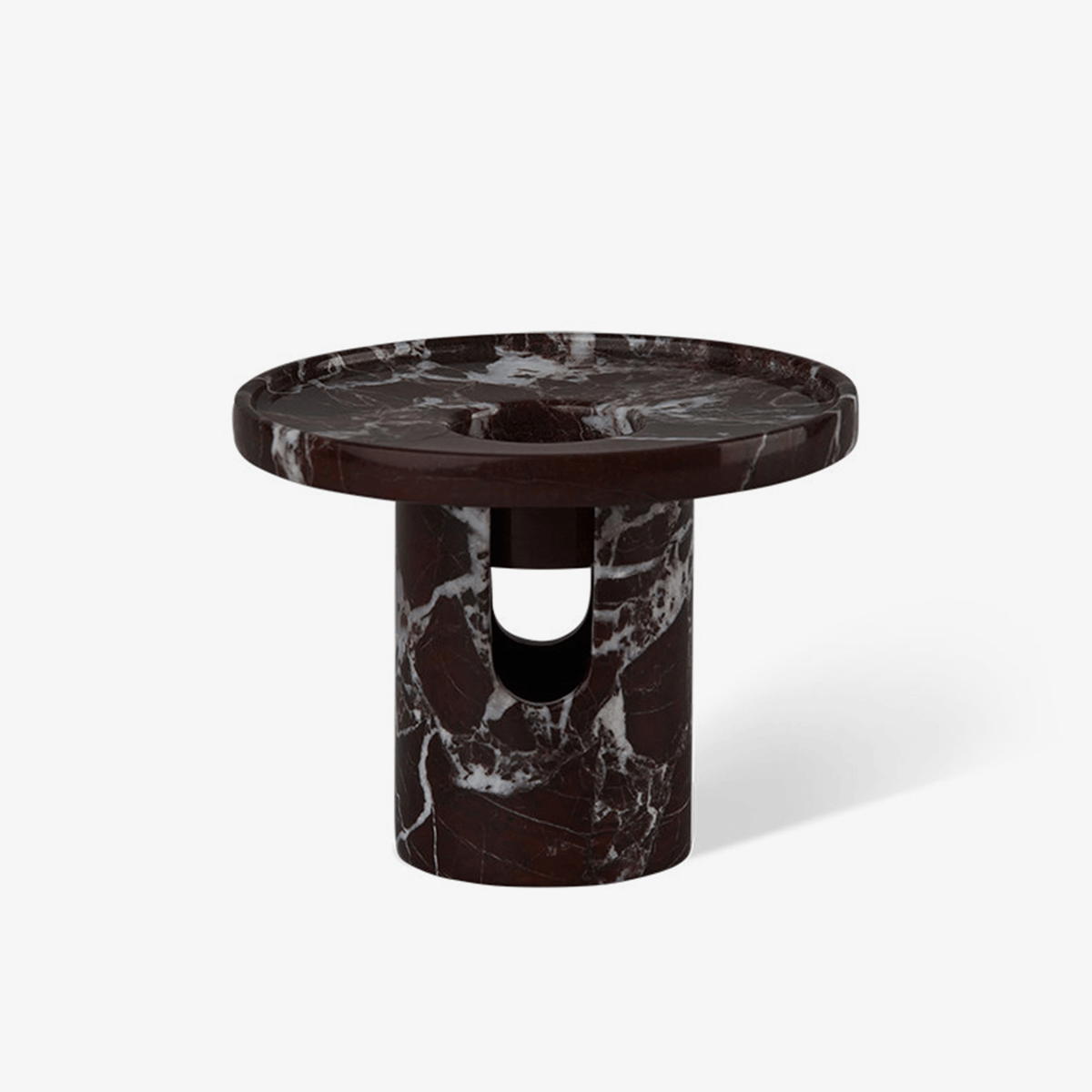 Calven Pillar mármol Soporte para velas