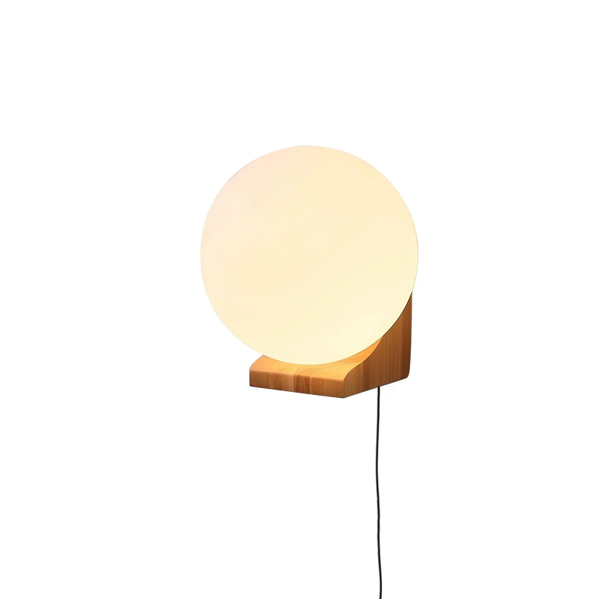 Eamon aplique de pared Evelyn Orb con enchufe enchufable