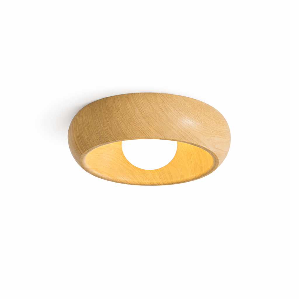 Keldrow lámpara de techo Arboris con anillo circular
